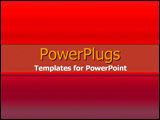 PowerPoint Template - Various warm reds gradient