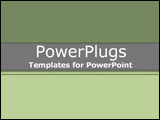 PowerPoint Template - Lime green and grey gradient