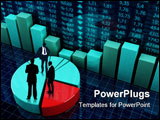 PowerPoint Template - 3d rendered illustration about financial success concept