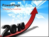PowerPoint Template - A positive outlook on 2010. Can be used for all aspects of life