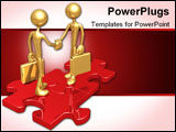 PowerPoint Template - A Concept And Presentation Figure in 3D