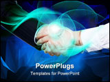 PowerPoint Template - Handshake of two business people ,symbol of successful business