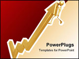 PowerPoint Template - concept & presentation figure 3d