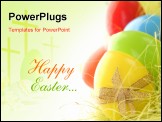 PowerPoint Template - Easter Eggs border