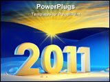 PowerPoint Template - New year 2011 high resolution