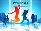 PowerPoint Template - Happy Jumping People See my gallery for more high quality illustrations and photography.