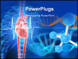 PowerPoint Template - 3d rendered anatomy illustration of a human heart