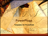 PowerPoint Template - ephemera old documents paper