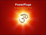 PowerPoint Template - OM, the sign of hinduism