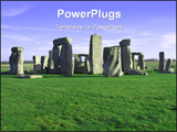 PowerPoint Template - Image of Stonehenge in the UK on sunny day.