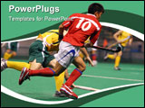 PowerPoint Template - hockey player in action (motion blur effect)