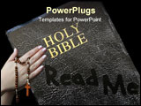PowerPoint Template - A dusty and neglected Bible beckons our attention.