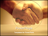 PowerPoint Template - handshake for business deal