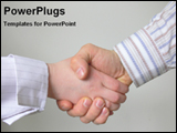 PowerPoint Template - handshake for business deal