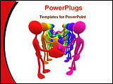 PowerPoint Template - people are handshaking