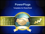 PowerPoint Template - illustrated image of handshake