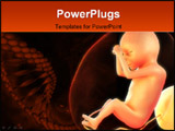 PowerPoint Template - 3d rendered medical illustration of a human fetus