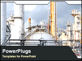 PowerPoint Template - image of refinery plant