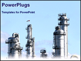 PowerPoint Template - plant of a chemical industry