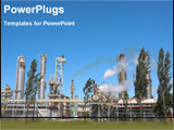 PowerPoint Template - plant of a chemical industry