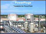 PowerPoint Template - plant of a chemical industry