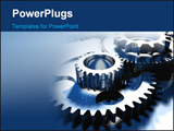PowerPoint Template - mechanism concept - 3d render