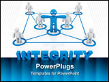 PowerPoint Template - integrity concept computer generated illustration for special design