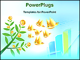 PowerPoint Template - image showing money investment