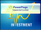 PowerPoint Template - image representing investment graph