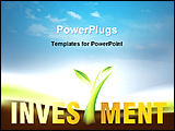 PowerPoint Template - image showing investment logo