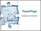 PowerPoint Template - puzzle with stock chart