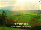 PowerPoint Template - campagna toscana, italy (significant grain, fine at smaller sizes)