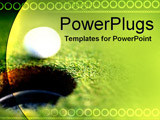 PowerPoint Template - golf ball