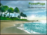 PowerPoint Template - Kauai shore sparkling water sun ocean sand