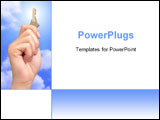 PowerPoint Template - woman holding a key in the sunlight