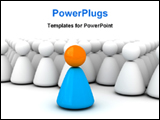PowerPoint Template - society with leader