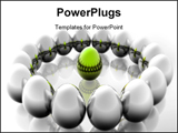 PowerPoint Template - Unique golden egg