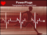 PowerPoint Template - A cardiogram and a physical fitness exam