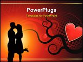 PowerPoint Template - ditable abstract Valentines day background with space for your text. More images like this in my po