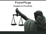 PowerPoint Template - goddess of justice