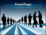 PowerPoint Template - Management Concept in the Office Work Place