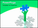 PowerPoint Template - Solving puzzle
