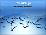 PowerPoint Template - image of world map