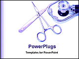 PowerPoint Template - image of medical tools