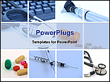 PowerPoint Template - image of medical montage