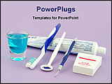 PowerPoint Template - dental health tools