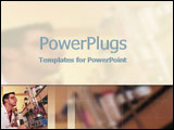 PowerPoint Template - Lab technician at work