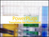 PowerPoint Template - Beakers with coloured liquid