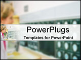 PowerPoint Template - Doctor examines x-rays