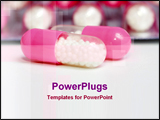PowerPoint Template - image of capsules in a floor